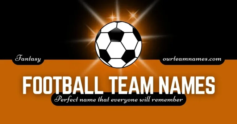explore creative and catchy fantasy football team names at ourteamnames.com #FantasyFootball #TeamNames #FootballSeason #CreativeNames #WinningSpirit